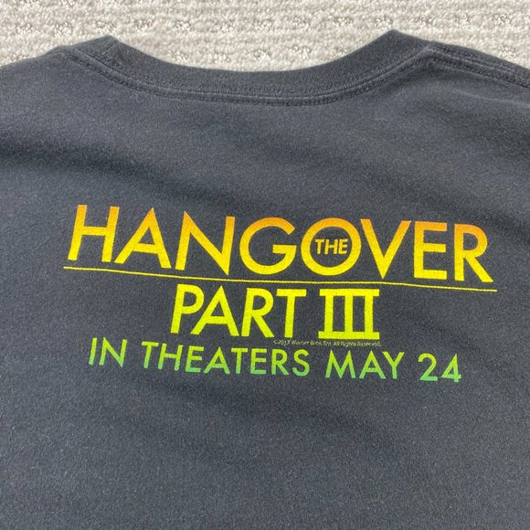 The Hangover III Shirt Men Small S Black Free Chow May 24 2013 Promo T-Shirt - Picture 8 of 12